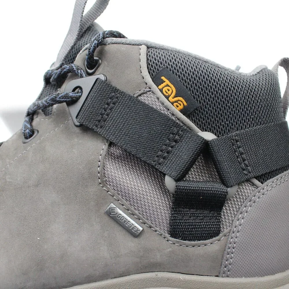 Teva Men’s Grandview GTX Hiking Boots Size 13 Grey Waterproof GORE-TEX Vibram